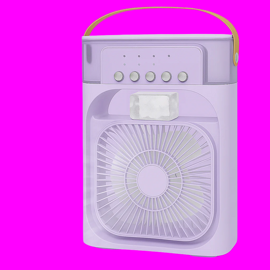 ChillMist Mini AC Fan – Instant Cooling Anywhere!