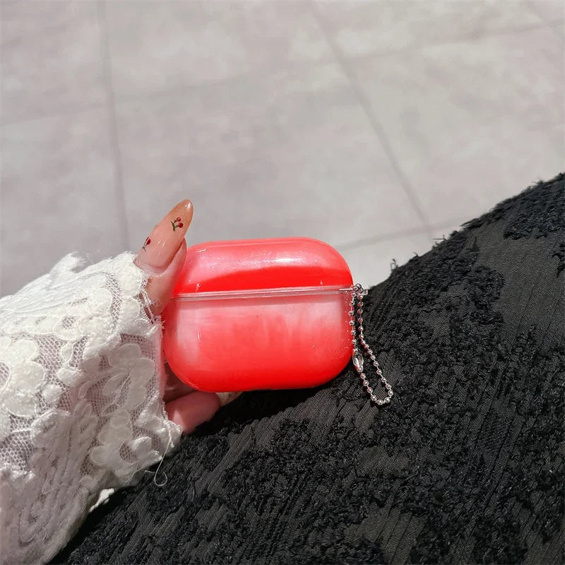 Luminous Quicksand Earphone Case for Airpods 4 Airpod Pro 3 2 Fashion Dynamic Sparkles Headphone Cover Luxury Brilliant Fundas